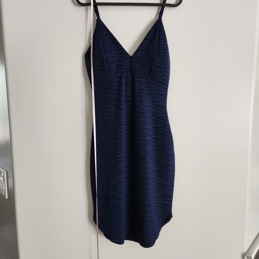 Elegant Navy Blue Women's Dress